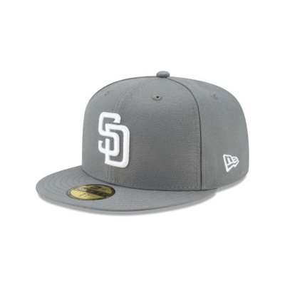 San Diego Padres Gorra | New Era MLB Floral Undervisor 59fifty Fitted Cap Mexico - Grises